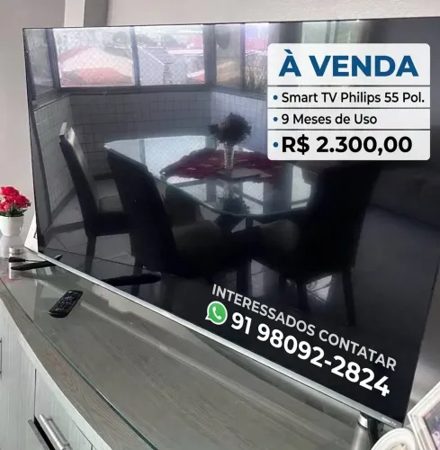 Tv Philips 55 polegadas