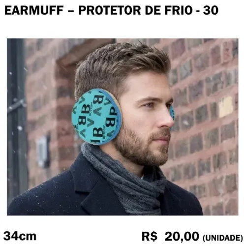 Earmuff Protetor de Frio Auricular
