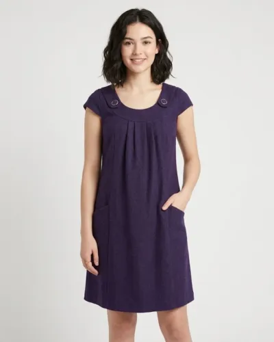 Vestido Feminino Inverno em Lã Atmosphere Tam 38 com Forro e Bolsos