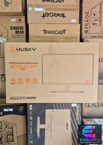 Monitor 27 Husky curvo Full HD 180hz IPS 1ms novo, lacrado, com garantia!