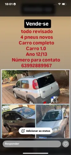 Fiat Uno WAY 1.0 EVO Fire Flex 8V 5P 2013