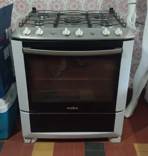 DOAÇÃO: Fogão Mabe 5 Bocas (Com detalhes para reparo)