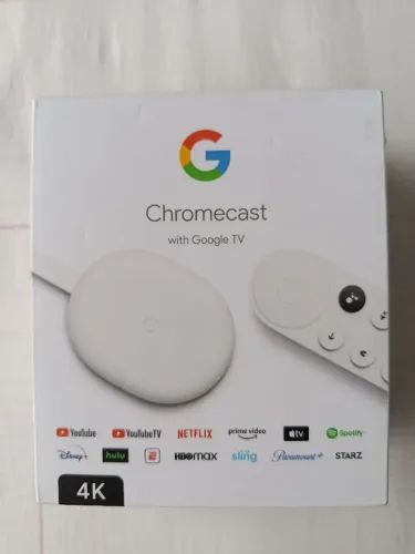 Chromecast Google TV 4K 4° Geração - Streaming de Alta Qualidade 