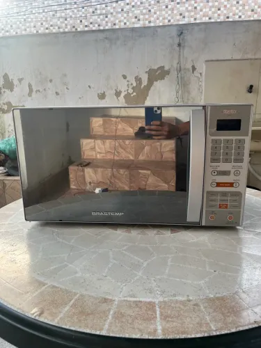 Microondas Brastemp King inox Size 38 Litros