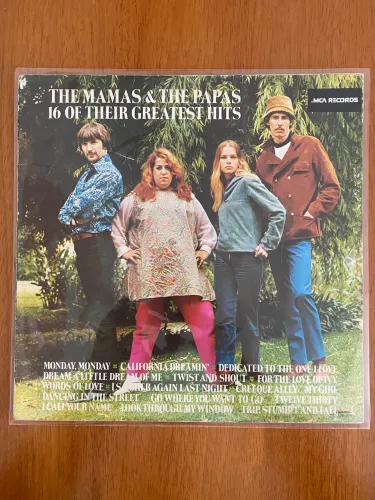 Disco de vinil (LP) The Mamas & The Papas - 16 of their greatest hits