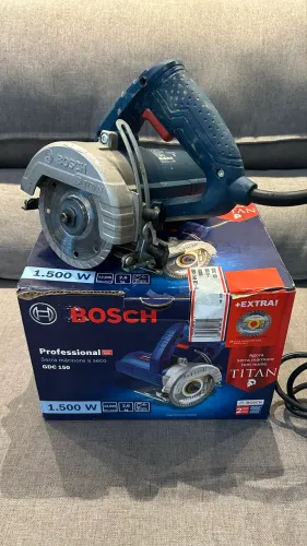 Serra Mármore Bosch Titan GDC 150 - 1.500W - Excelente Estado