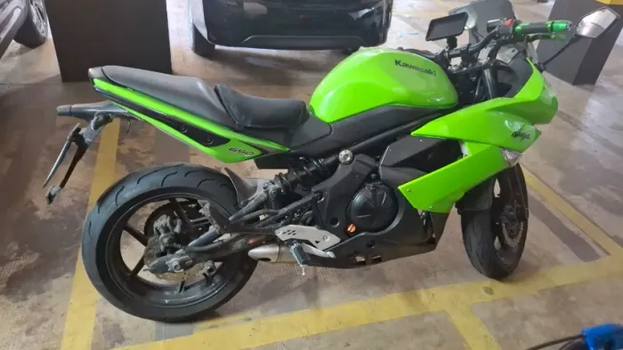 Kawasaki Ninja 650R 2012 Verde - Revisada, Pneus Novos