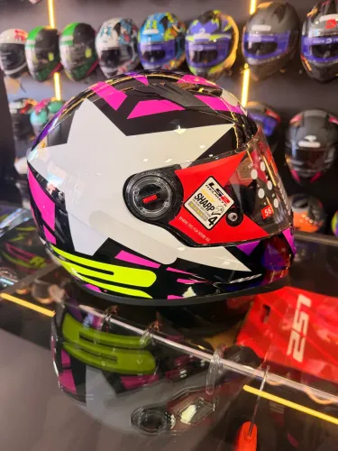 Capacete Ls2 FF358 STARWAR BLK/PINK
