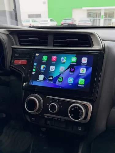 Multimídia Android Carplay sem fio Android auto Honda Fit 9 polegadas 