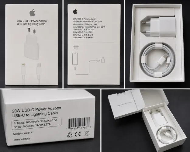 CARREGADOR 20W / USB-C LIGHTNING