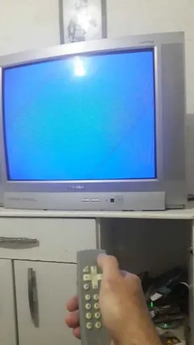 tv toshiba tubo 29 polegadas funcionando 
