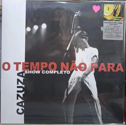 LP DUPLO CAZUZA LACRADO - O TEMPO NÃO PARA