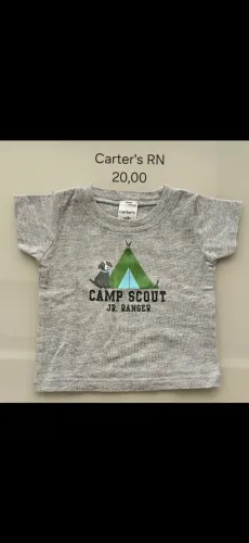 Camisa Carter's - 0 a 3 meses
