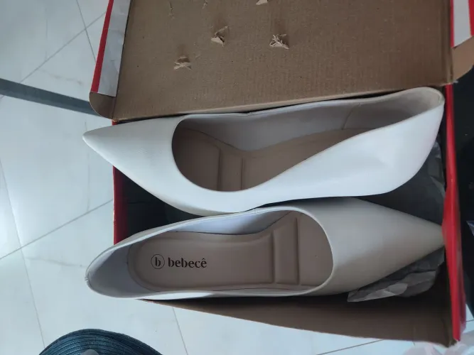Sapato Scarpin Branco 