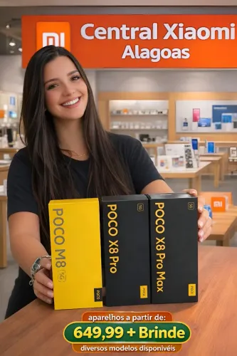 Xiaomi Poco X8 Pro Max 5G, Poco X7 Pro 5G, Poco F8 Pro 5G e Diversos Modelos Disponíveis 