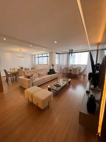 Apartamento projetado com 4 suítes no alto branco e 4 vagas