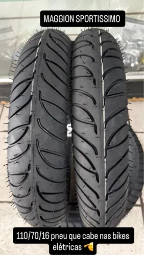 Pneu de moto pra bike elétrica