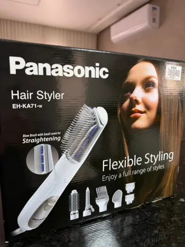 Escova Modeladora Panasonic - 6 acessórios, na caixa