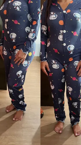 Pijama de inverno flanelado perfeito