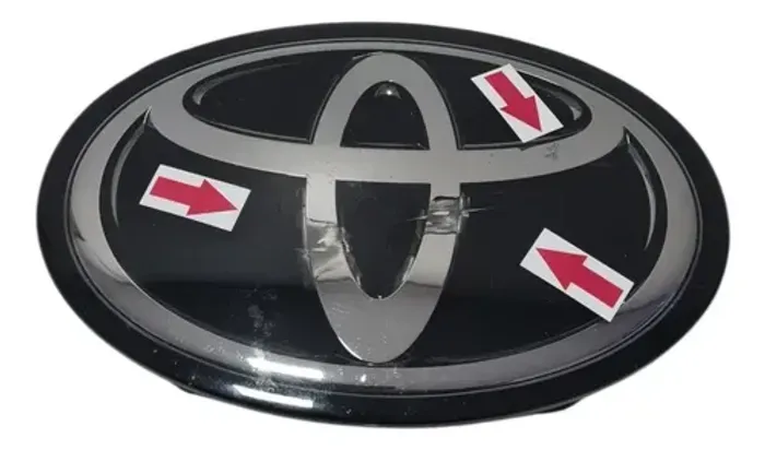 Emblema Grade Dianteiro Hilux Sw4 21 A 25 Orig C/det 62254 Preto