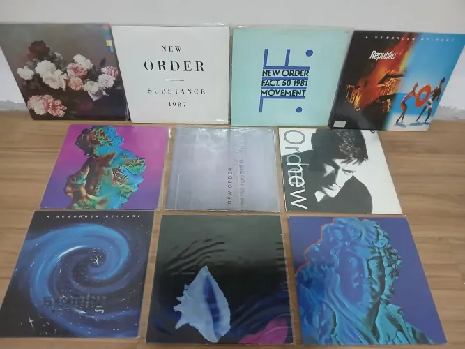 Discos de Vinil New Order coleção 