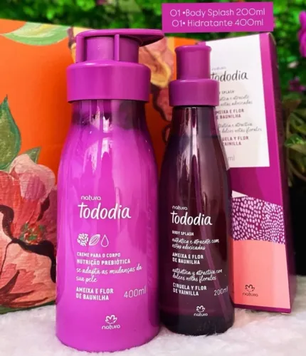 Presente Ameixa e Flor de baunilha. Kit Tododia Natura. Original e lacrado. Faço entregas.