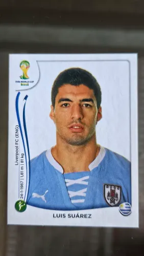 Figurinha Panini Copa 2014 Luis Súarez