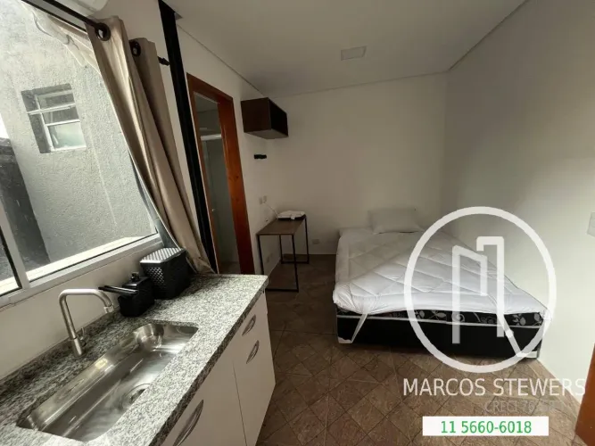 Apartamento Studio Mobiliado em Interlagos, próximo ao Shopping