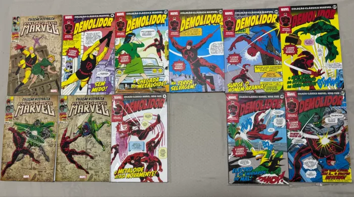 Demolidor - Coleção Clássica + Histórica Marvel - 11 edições 