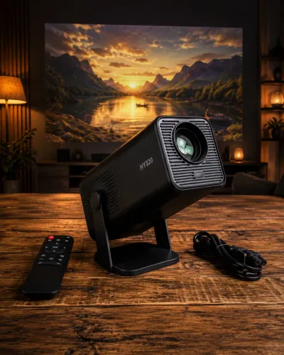 Projetor HY320 smart telão de cinema ENTREGAMOS