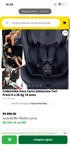 Cadeirinha para carro