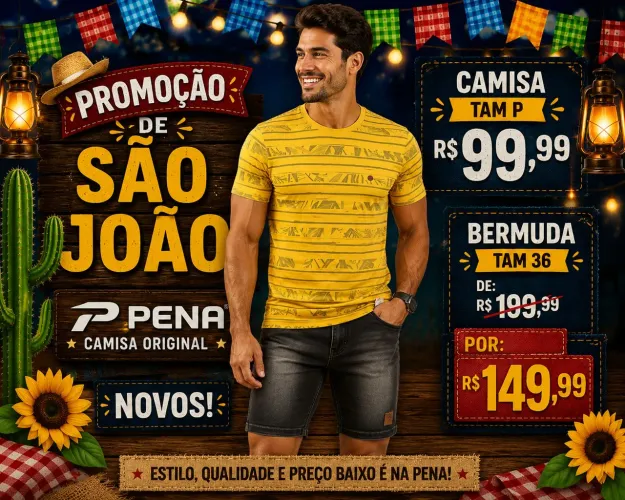 Camisa Original  Pena Nova 