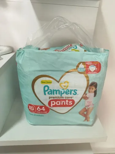 Fraldas Pampers pants xg 64 unidades