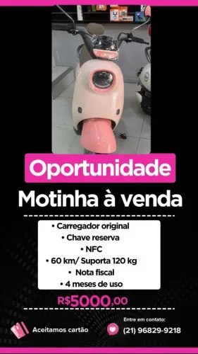 Moto elétrica retrô