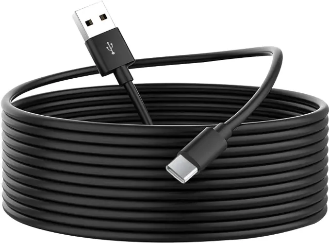 Cabo de carregamento durável e transferência de dados USB A para USB C, 5V 2A 10W (NOVO)
