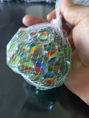 Bolinhas de gude carambola