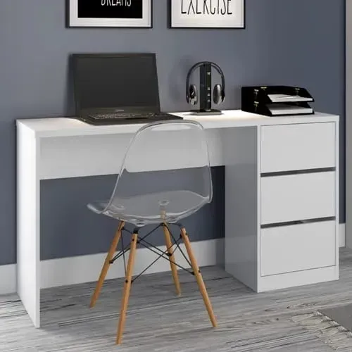 Escrivaninha Com 3 gavetas Ana ( Novo Direto da Fabrica ) 