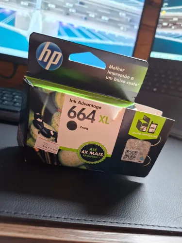 Cartucho HP 664XL Preto Original - NOVO/SEM USO + NF