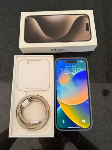iPhone 15 pro zero com caixa