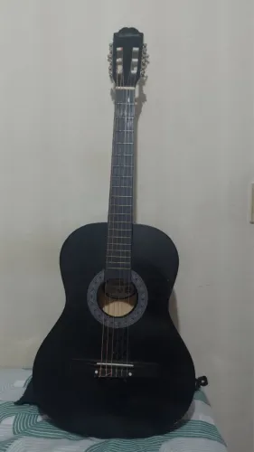 Violão acústico nylon preto 