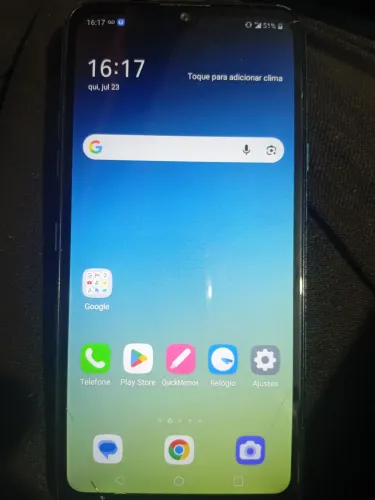 Smartphone LG K40S desbloqueado tudo ok!
