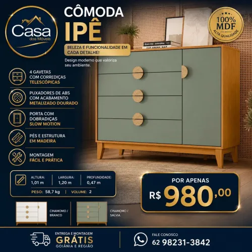 Cômoda Ipê 