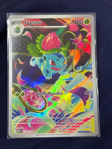 Carta Pokémon ivysaur 134/132