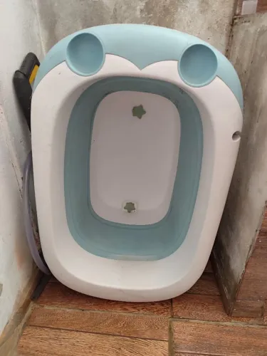 Banheira dobrável luxo Ofuro infantil adulto flexi.