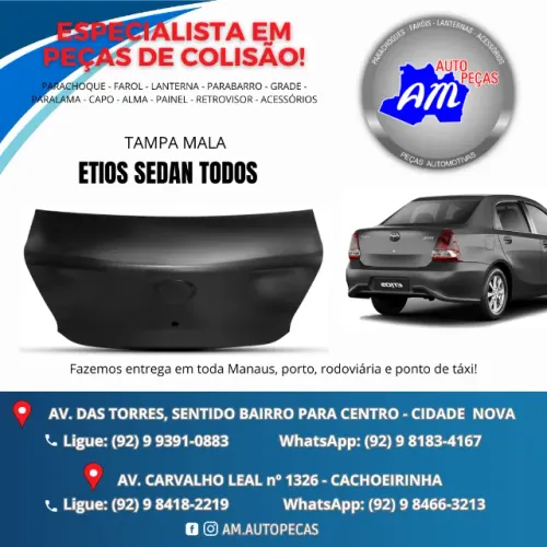 TAMPA MALA ETIOS SEDAN
