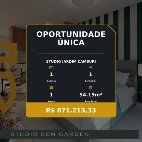 Exclusivo Studio em Jardim Camburi: Lazer e Segurança Completa