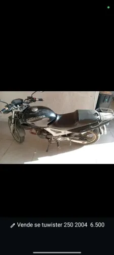 cb twister 250 documento ok recibo em branco valor 6.500