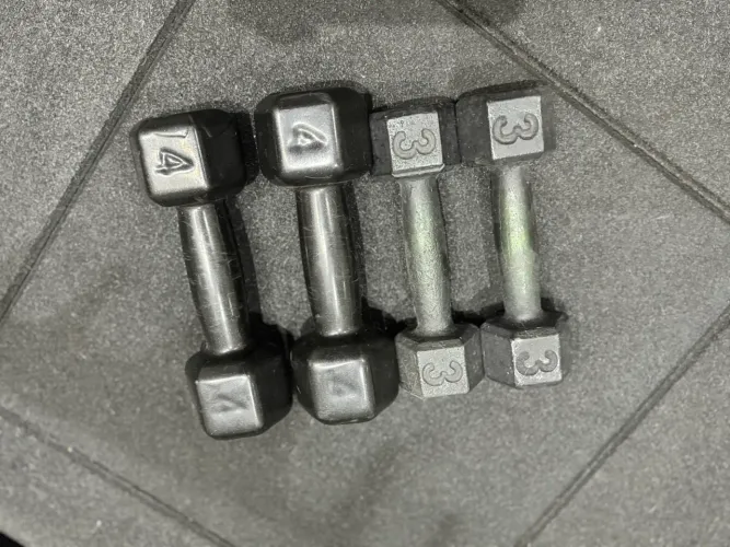 Kit halteres 3kg e 4 kg