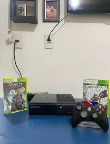 XBOX 360 SLIM DESBLOQUEADO + JOGOS