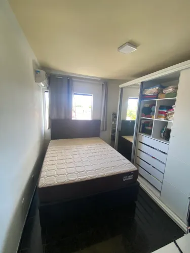 Cama queen ortobom com baú